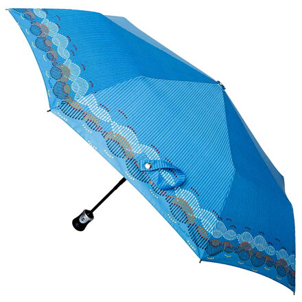 Deštník dámský skládací plně automatický DP331-S6-R - Carbon Steel