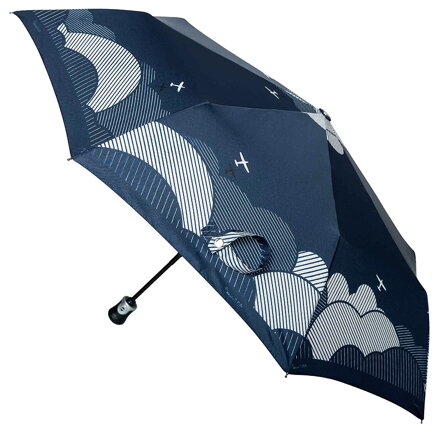 Deštník dámský skládací plně automatický DP331-S6-V - Carbon Steel