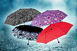 Deštníky dámské vzorové