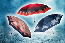 Deštníky mini plně automatické