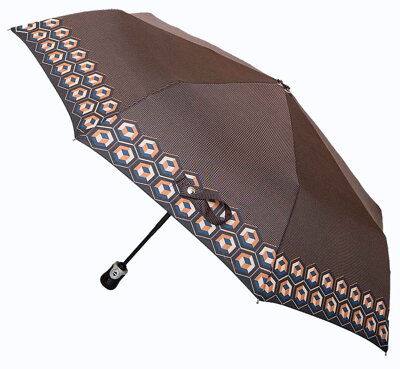 Deštník dámský skládací automatický DA331-S3-D - Carbon Steel