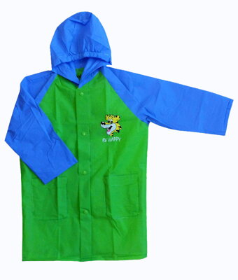 VIOLA pláštěnka dětská 5907 zelená-modrá