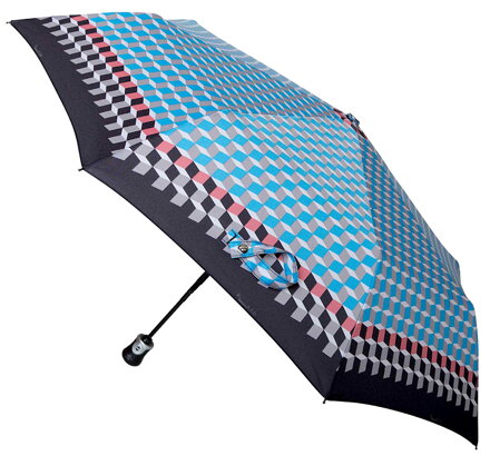Deštník dámský skládací plně automatický DP331-S6-E - Carbon Steel