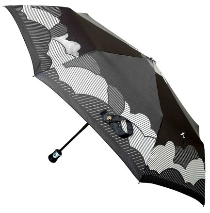 Deštník dámský skládací plně automatický DP331-S6-K - Carbon Steel