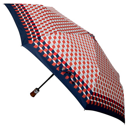 Deštník dámský skládací plně automatický DP331-S6-O - Carbon Steel