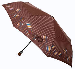 Deštník dámský skládací plně automatický DP331B-S3 - Carbon Steel